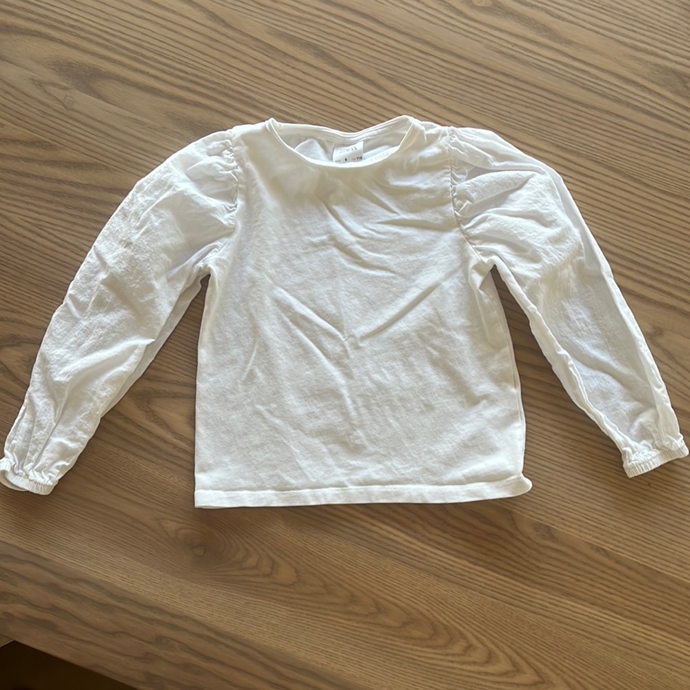 Zara puff sleeve soft top